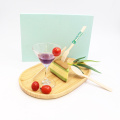 Amazon Hot Sale Eco Friendly Bamboo Cutlery Utensils Set For Travel Fast Food Eating